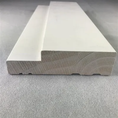 Khung cửa gỗ tráng Gesso màu trắng của giải đấu lớn cho cửa ra vào