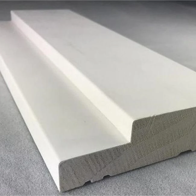 Khung cửa gỗ phủ Gesso trắng chất lượng siêu cao cho cửa ra vào