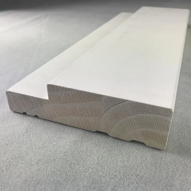 Super High Quality White Gesso Coated Wood Door Frames For Doors