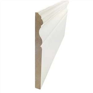 Nội thất MDF Trim Molding Wood With Baseboard Molding