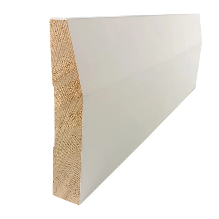 White Primed Finger Jointed Timber Window Reveal Moulding